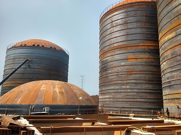 龙子湖焦粉钢板仓